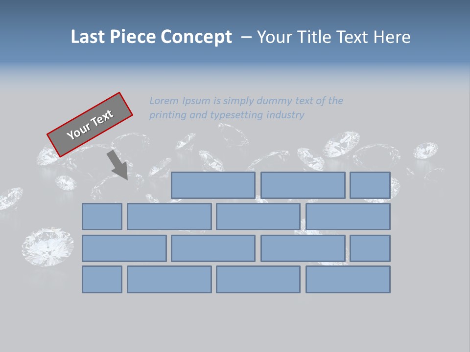 Rhinestone Glamour Black PowerPoint Template
