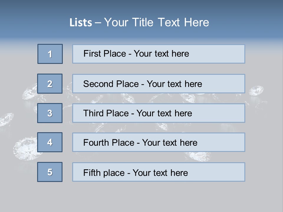 Rhinestone Glamour Black PowerPoint Template