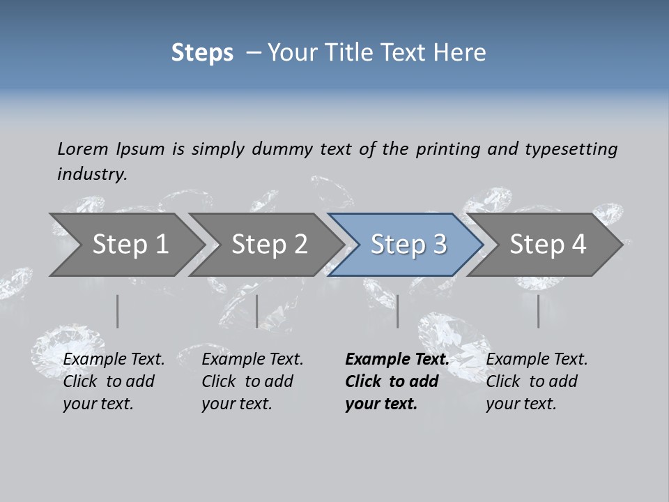 Rhinestone Glamour Black PowerPoint Template