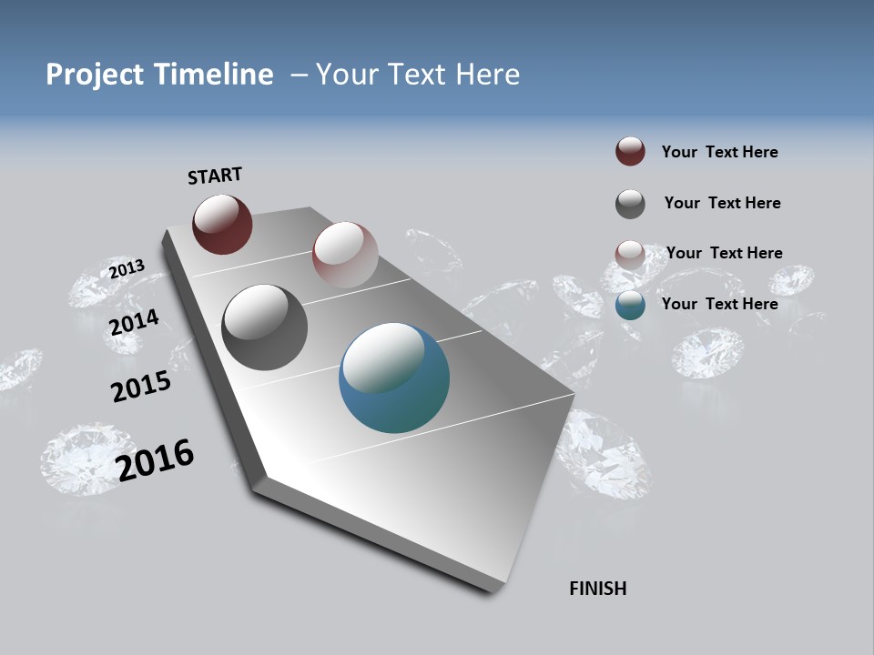 Rhinestone Glamour Black PowerPoint Template