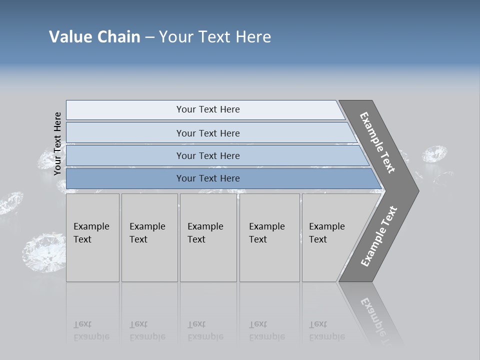 Rhinestone Glamour Black PowerPoint Template