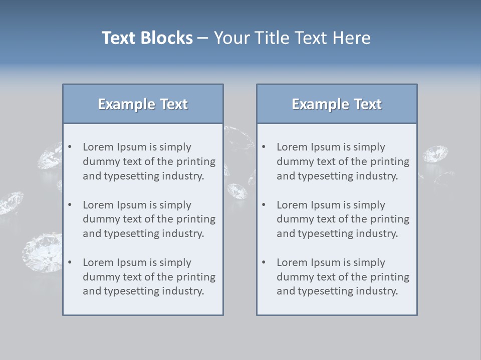 Rhinestone Glamour Black PowerPoint Template