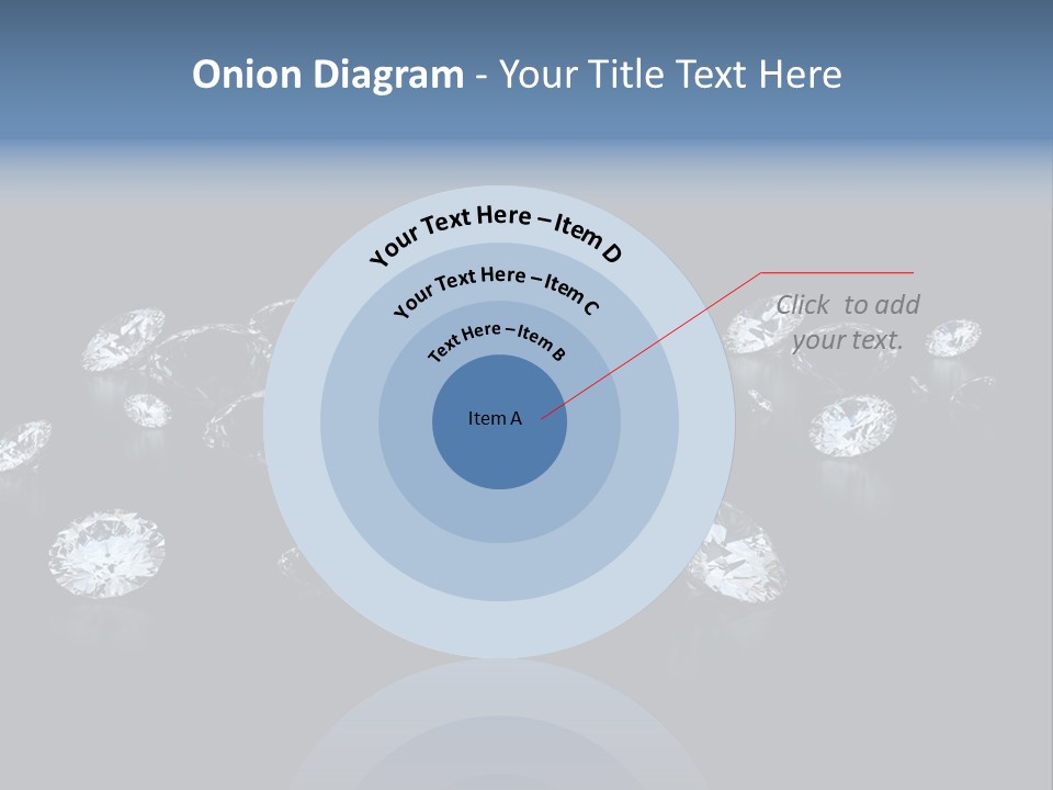 Rhinestone Glamour Black PowerPoint Template