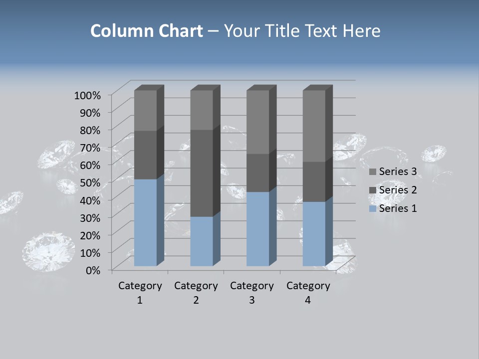 Rhinestone Glamour Black PowerPoint Template