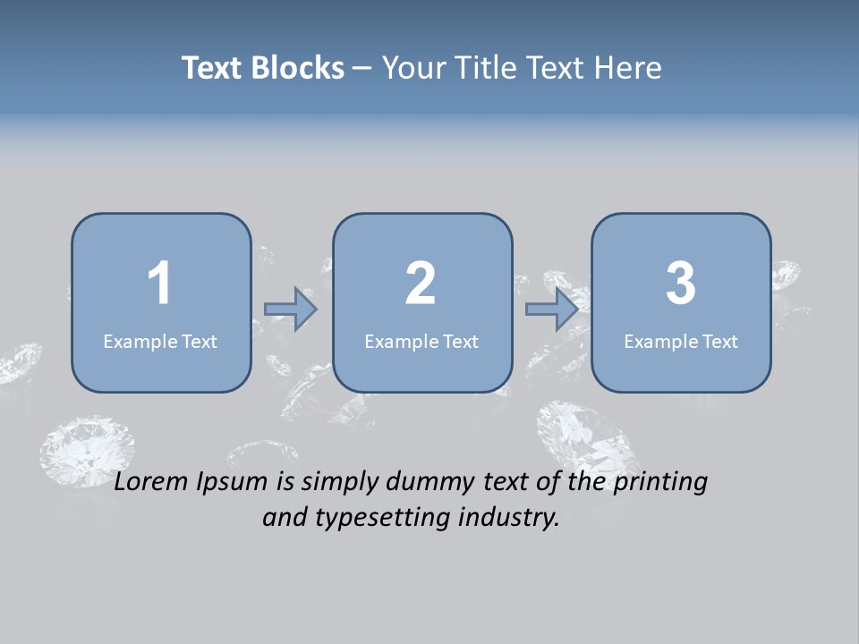 Rhinestone Glamour Black PowerPoint Template