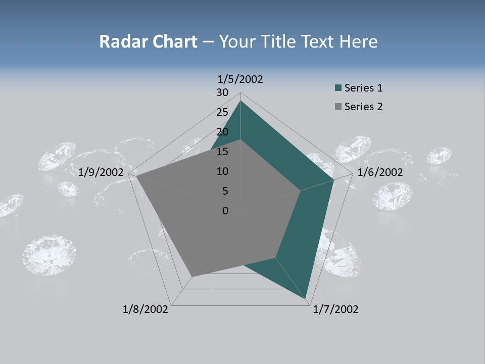 Rhinestone Glamour Black PowerPoint Template