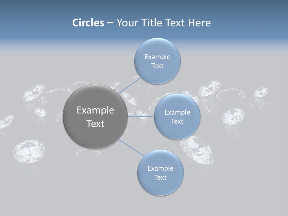 Rhinestone Glamour Black PowerPoint Template