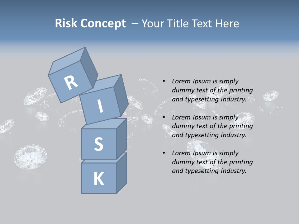 Rhinestone Glamour Black PowerPoint Template