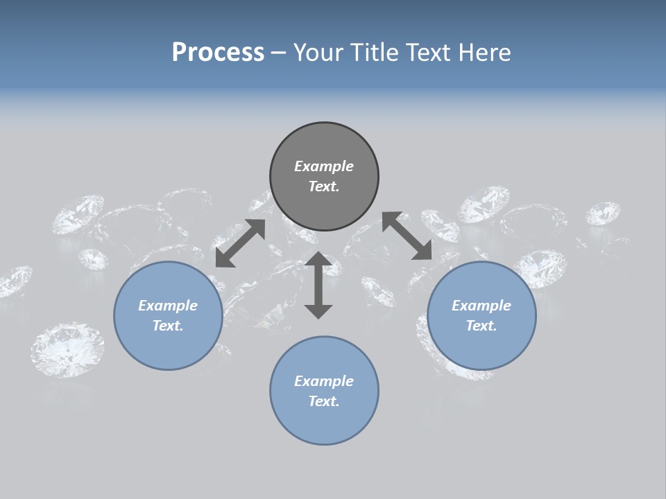 Rhinestone Glamour Black PowerPoint Template