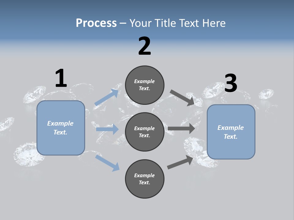 Rhinestone Glamour Black PowerPoint Template