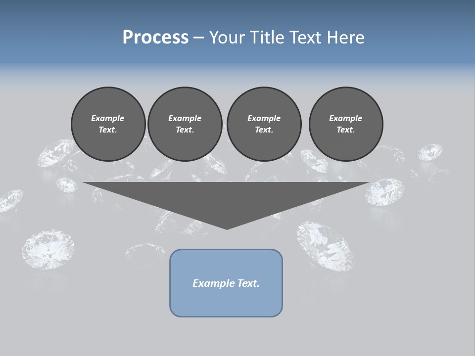 Rhinestone Glamour Black PowerPoint Template