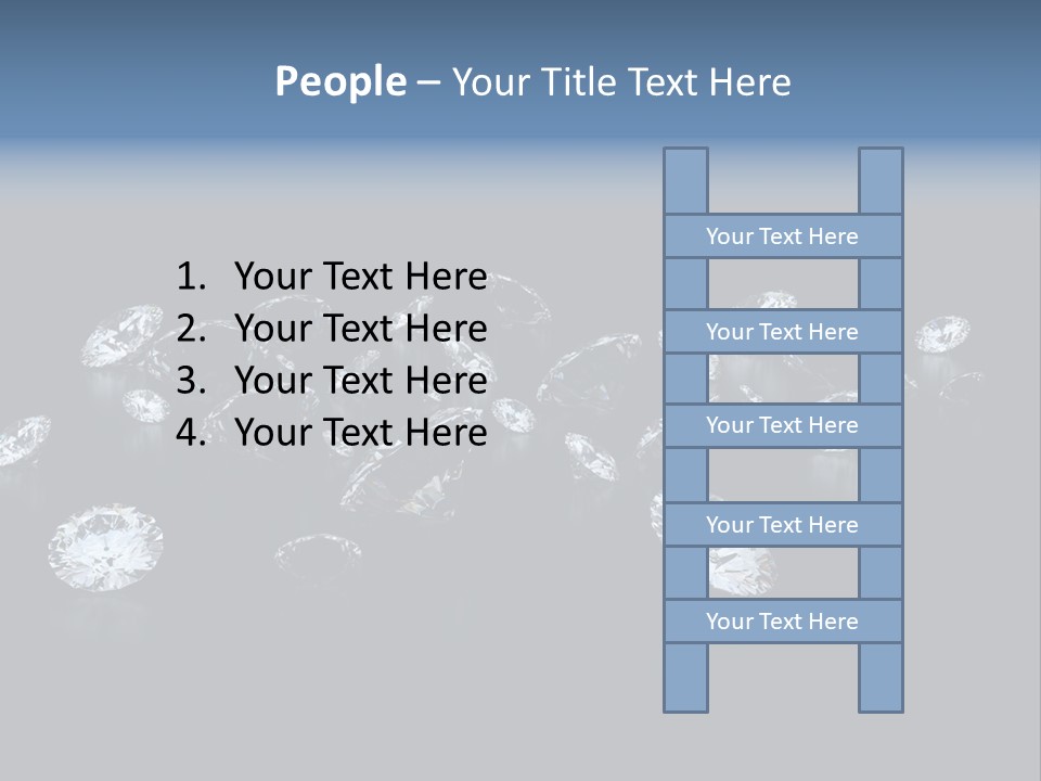Rhinestone Glamour Black PowerPoint Template