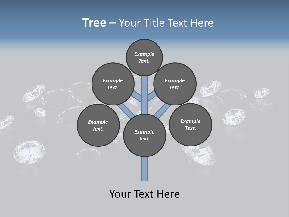 Rhinestone Glamour Black PowerPoint Template