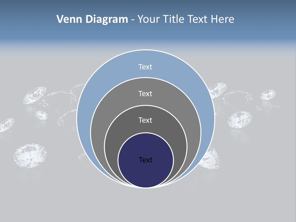 Rhinestone Glamour Black PowerPoint Template