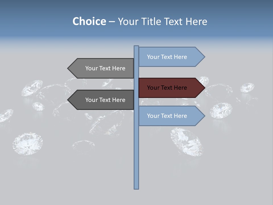 Rhinestone Glamour Black PowerPoint Template