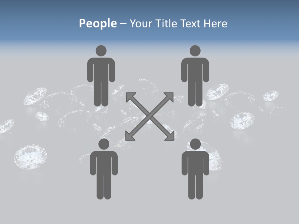 Rhinestone Glamour Black PowerPoint Template