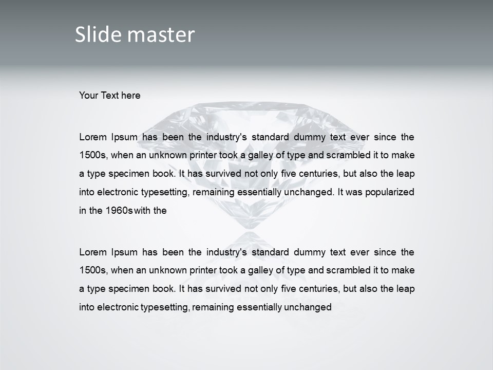 Strenght Luxury Glass PowerPoint Template