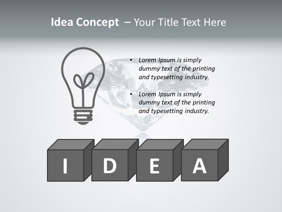 Strenght Luxury Glass PowerPoint Template