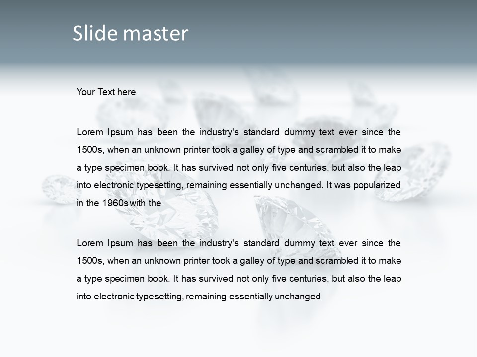 Crystal Millionaire Luxury PowerPoint Template