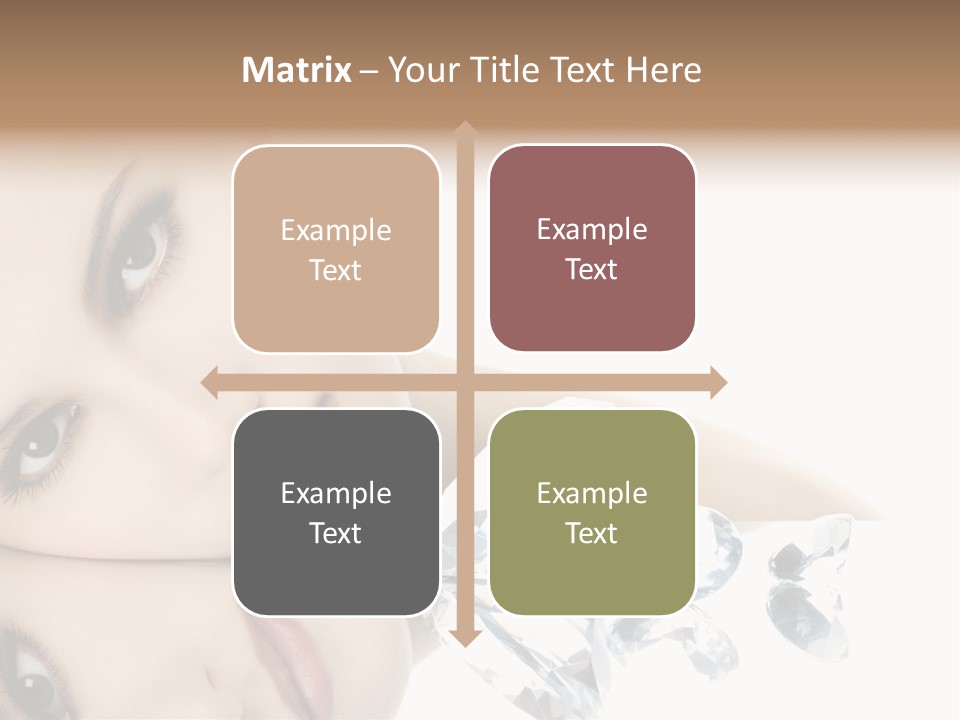 Portrait Person Woman PowerPoint Template