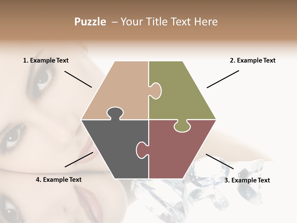 Portrait Person Woman PowerPoint Template