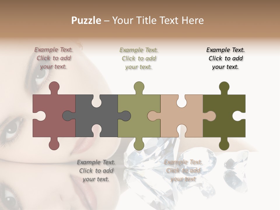 Portrait Person Woman PowerPoint Template