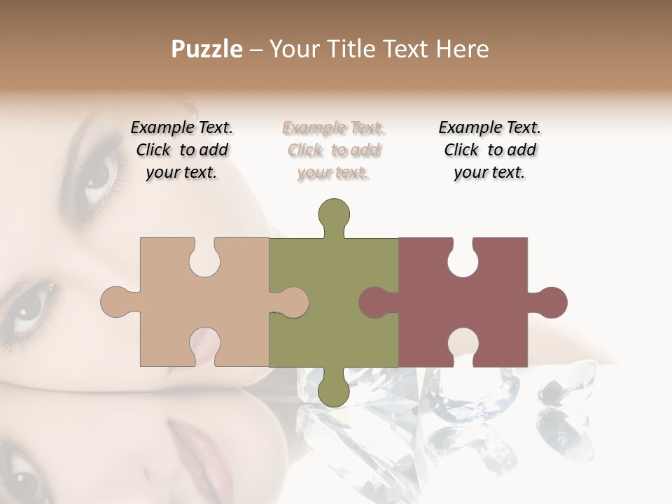 Portrait Person Woman PowerPoint Template