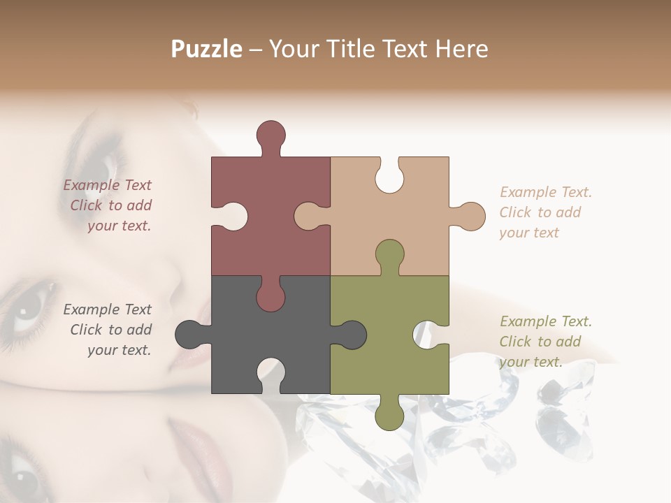 Portrait Person Woman PowerPoint Template