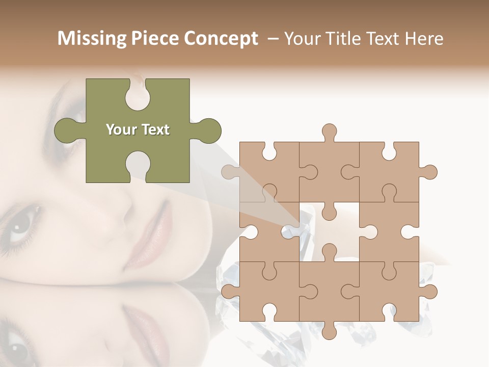 Portrait Person Woman PowerPoint Template