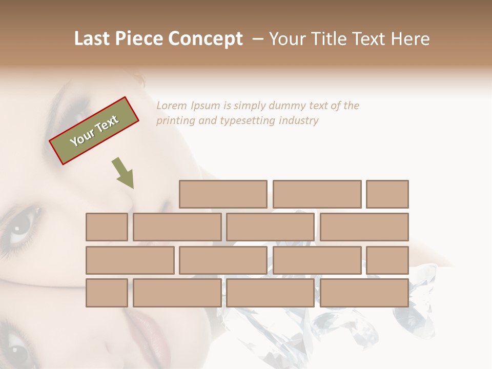 Portrait Person Woman PowerPoint Template