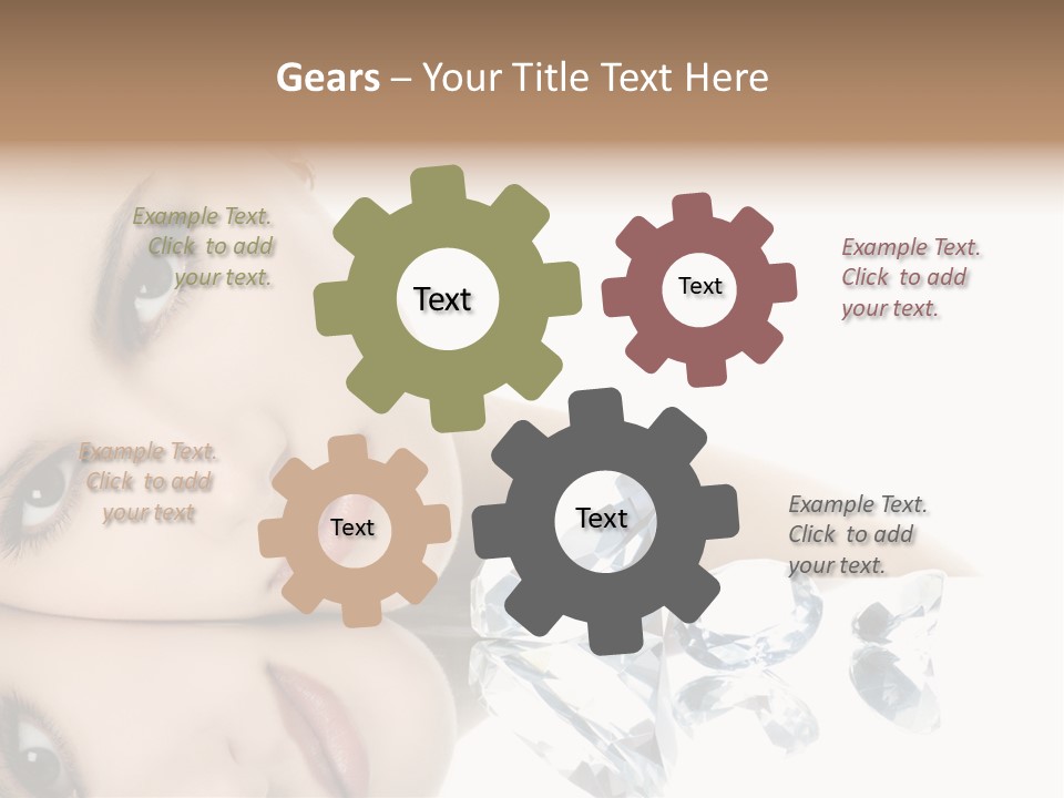 Portrait Person Woman PowerPoint Template