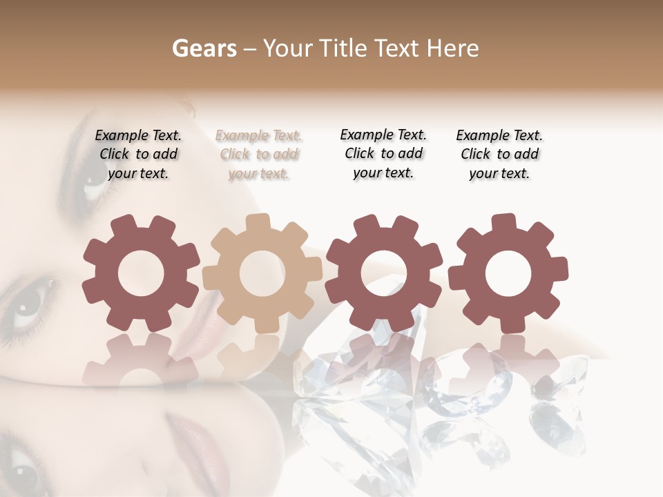 Portrait Person Woman PowerPoint Template