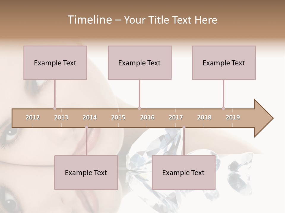 Portrait Person Woman PowerPoint Template
