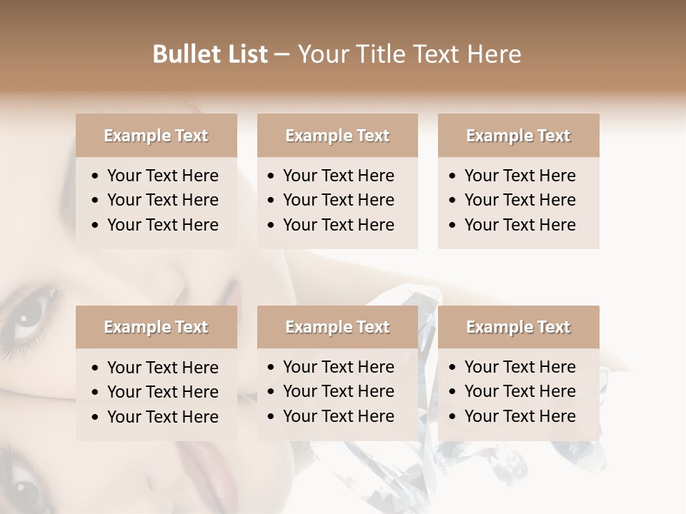 Portrait Person Woman PowerPoint Template