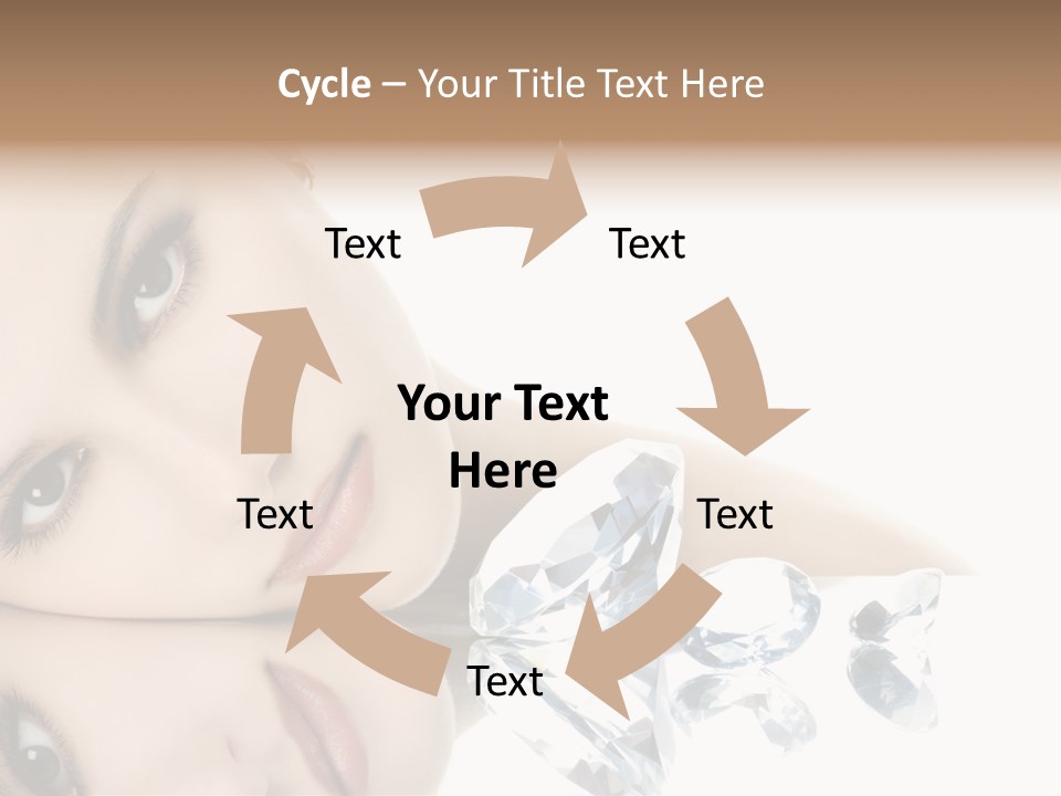 Portrait Person Woman PowerPoint Template