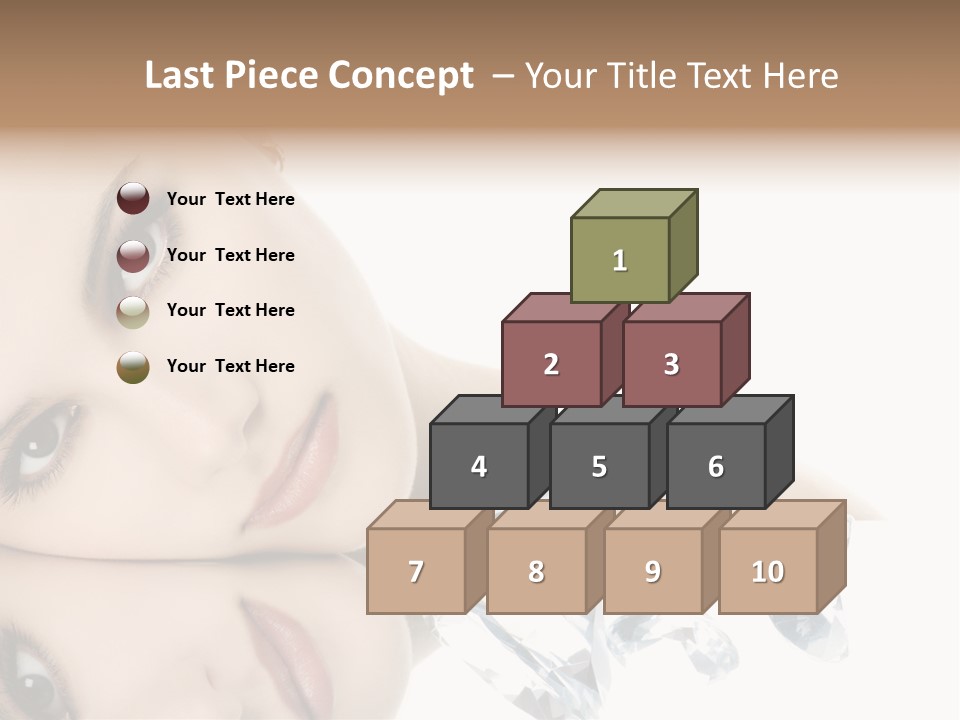 Portrait Person Woman PowerPoint Template