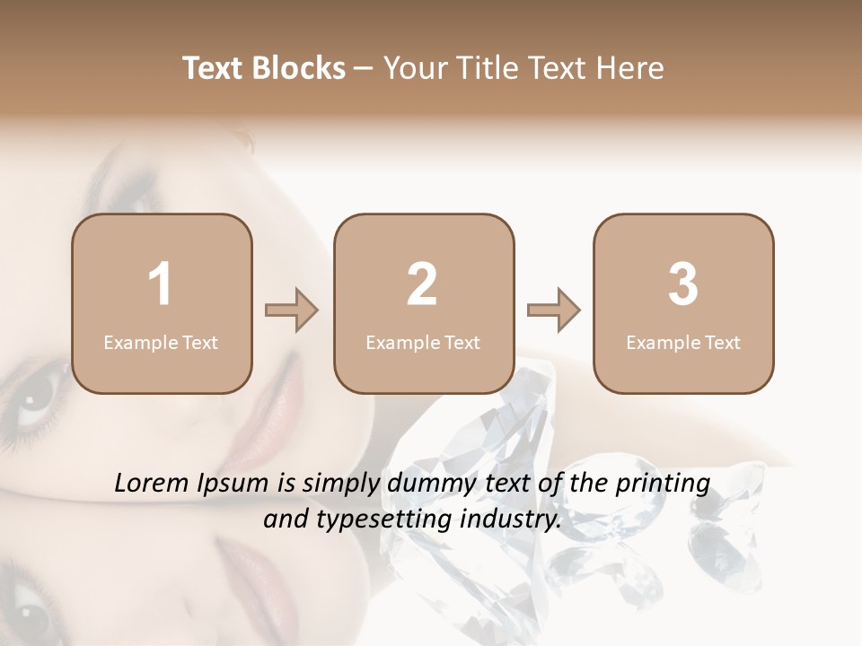 Portrait Person Woman PowerPoint Template