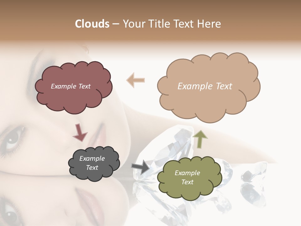 Portrait Person Woman PowerPoint Template