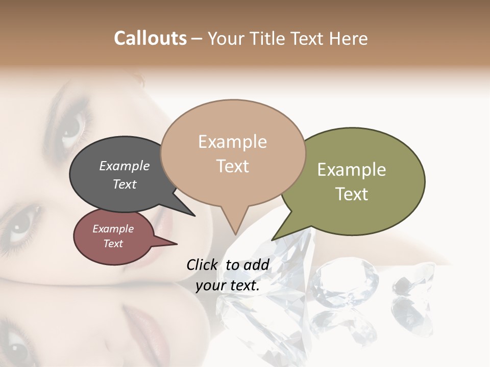 Portrait Person Woman PowerPoint Template