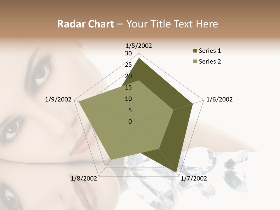 Portrait Person Woman PowerPoint Template