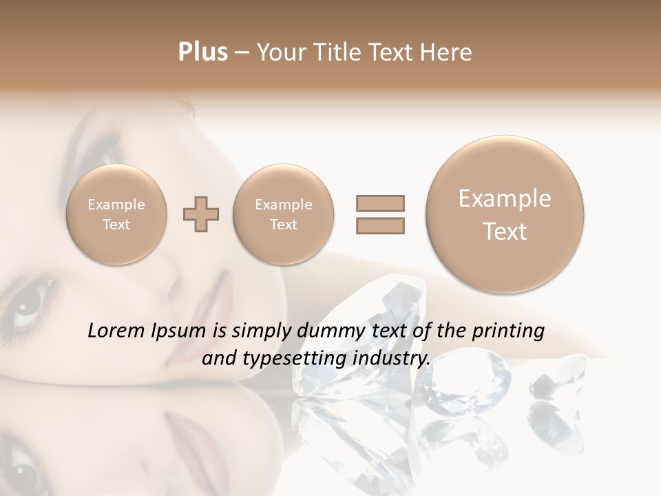 Portrait Person Woman PowerPoint Template