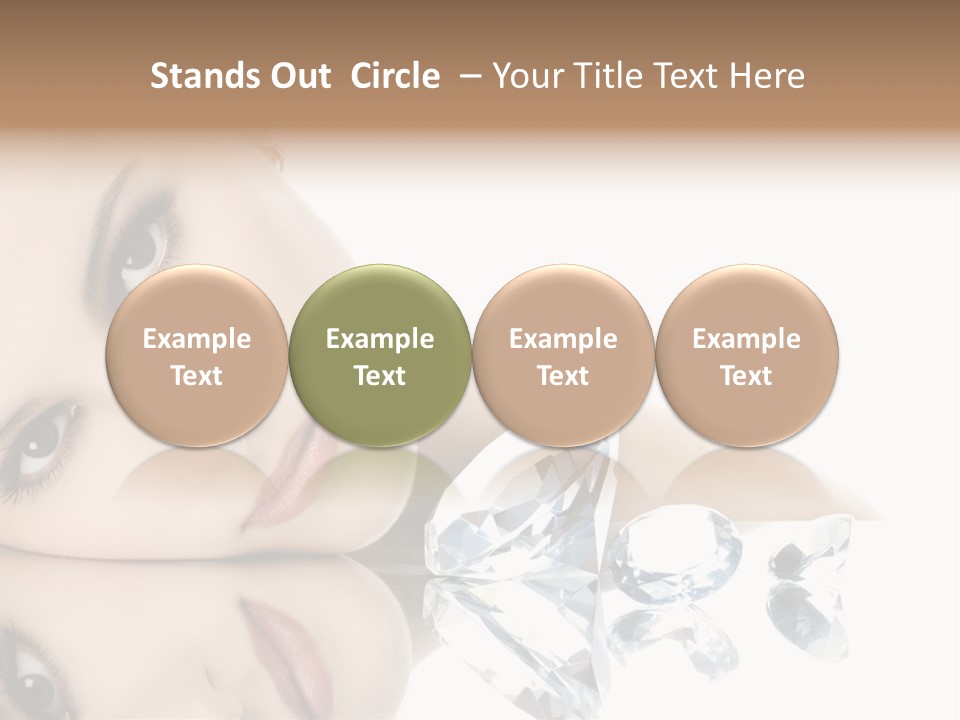 Portrait Person Woman PowerPoint Template