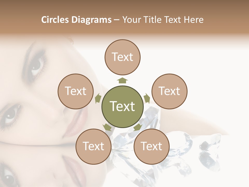 Portrait Person Woman PowerPoint Template