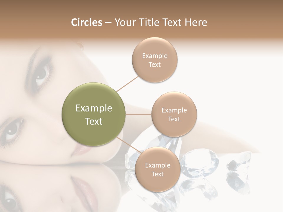 Portrait Person Woman PowerPoint Template