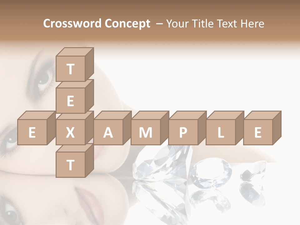 Portrait Person Woman PowerPoint Template