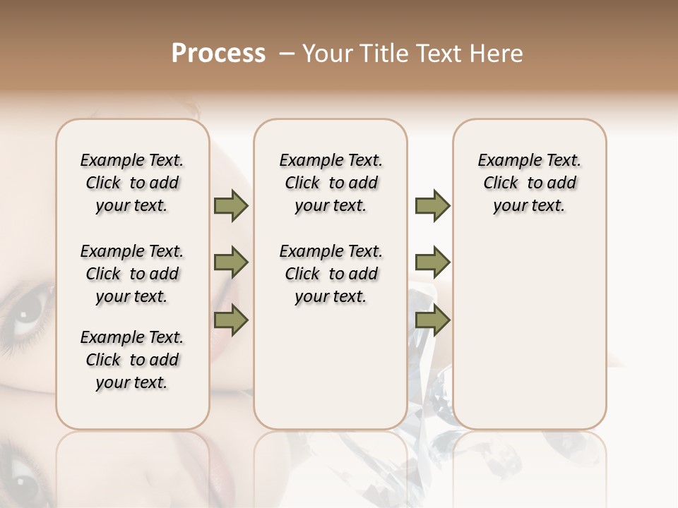 Portrait Person Woman PowerPoint Template