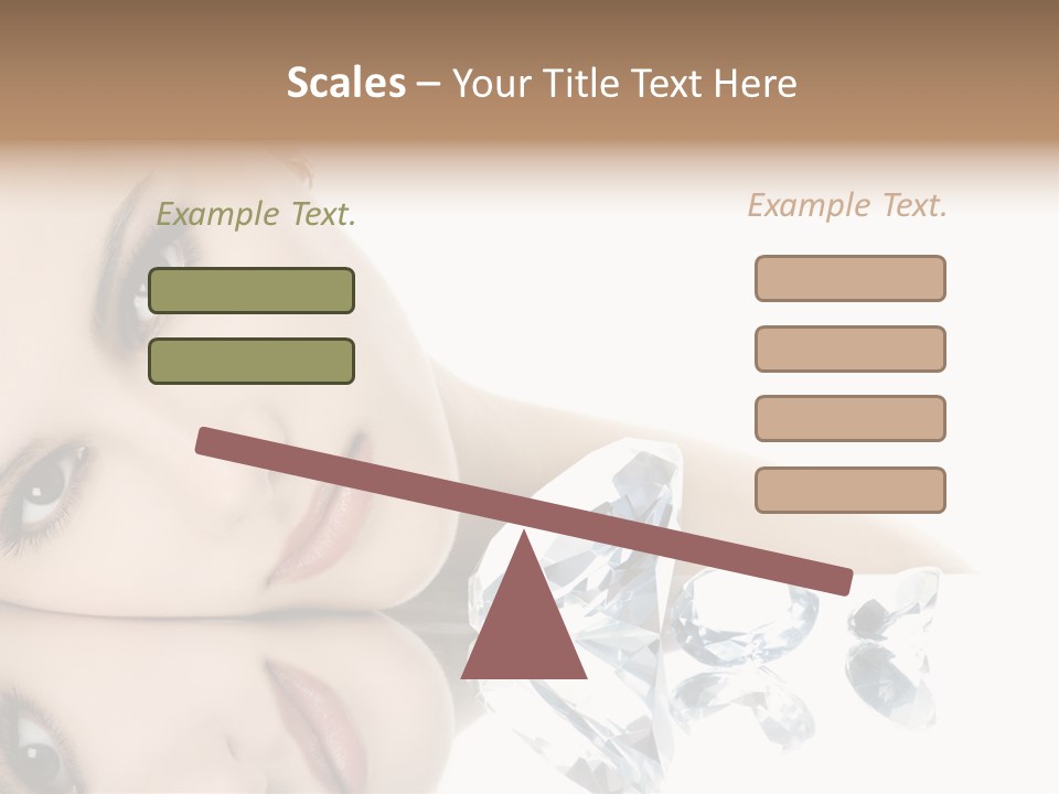 Portrait Person Woman PowerPoint Template