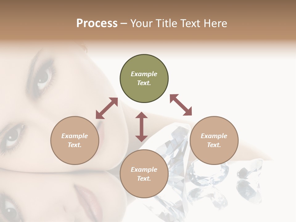 Portrait Person Woman PowerPoint Template