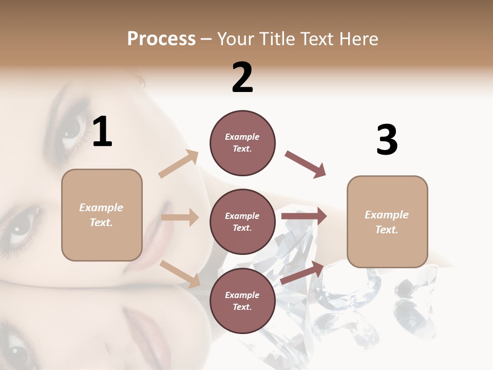 Portrait Person Woman PowerPoint Template