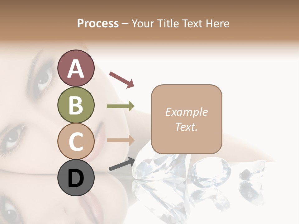 Portrait Person Woman PowerPoint Template